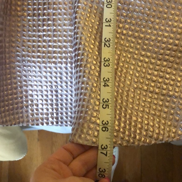 Gorgeous custom high low dress. Blush pink a little iridescent. - Picture 5 of 5